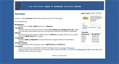 Desktop Screenshot of hermes-project.com